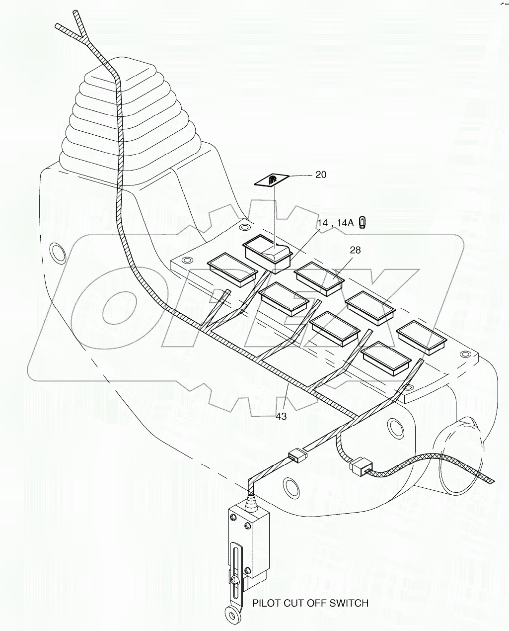  ELECTRIC PARTS (3) - STAND L.H.
