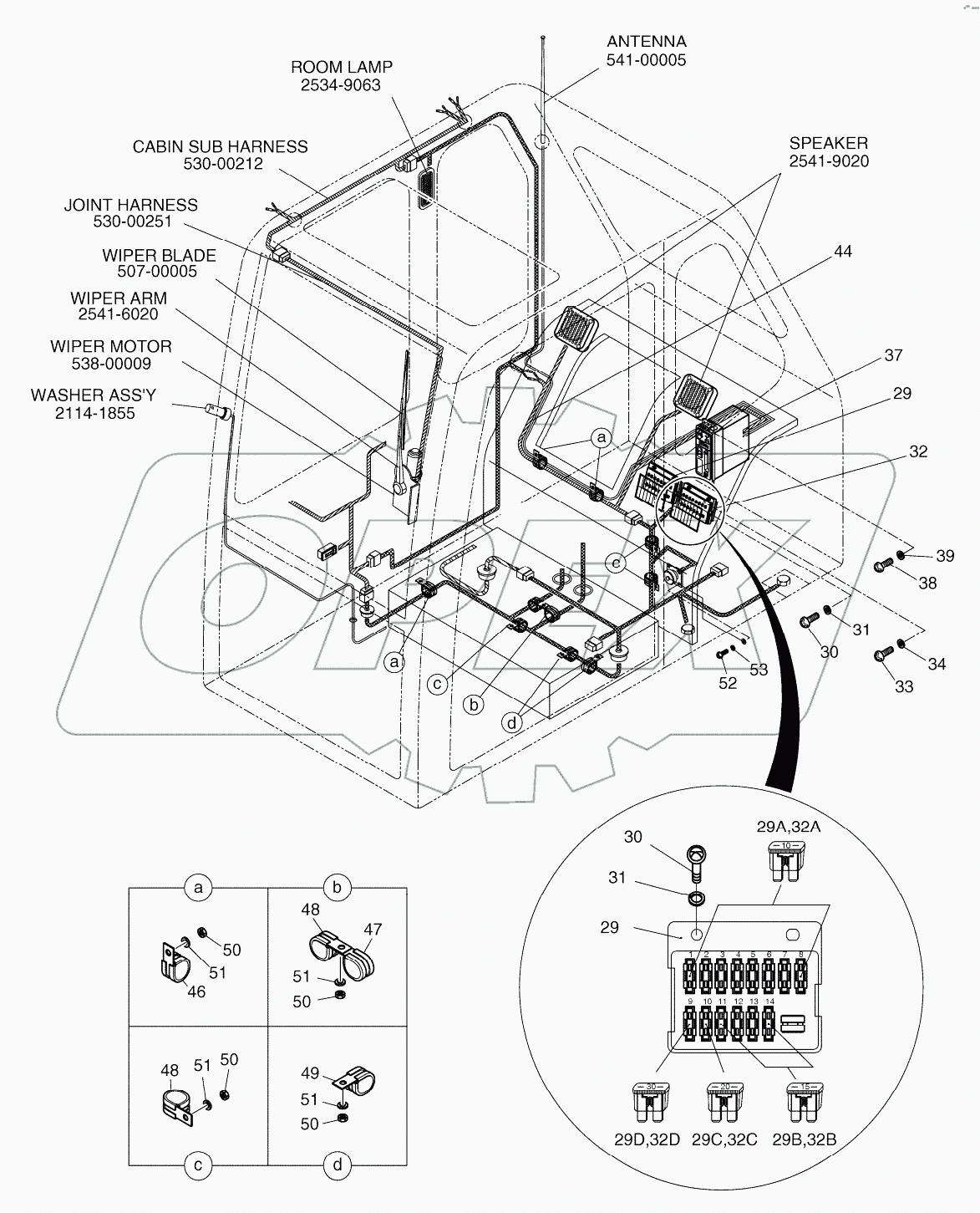  ELECTRIC PARTS (4) - CABIN