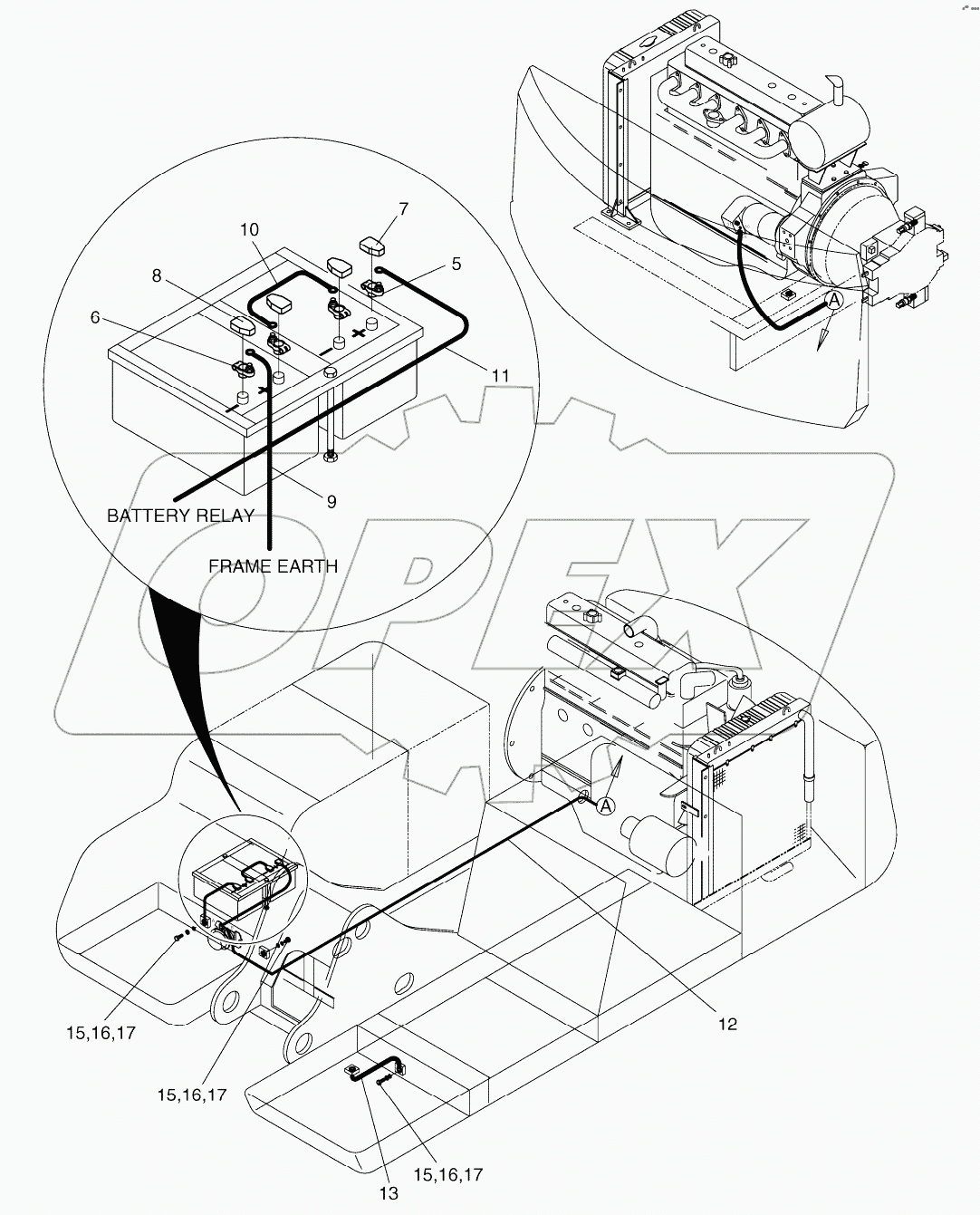  ELECTRIC WIRING (1) - BATTERY