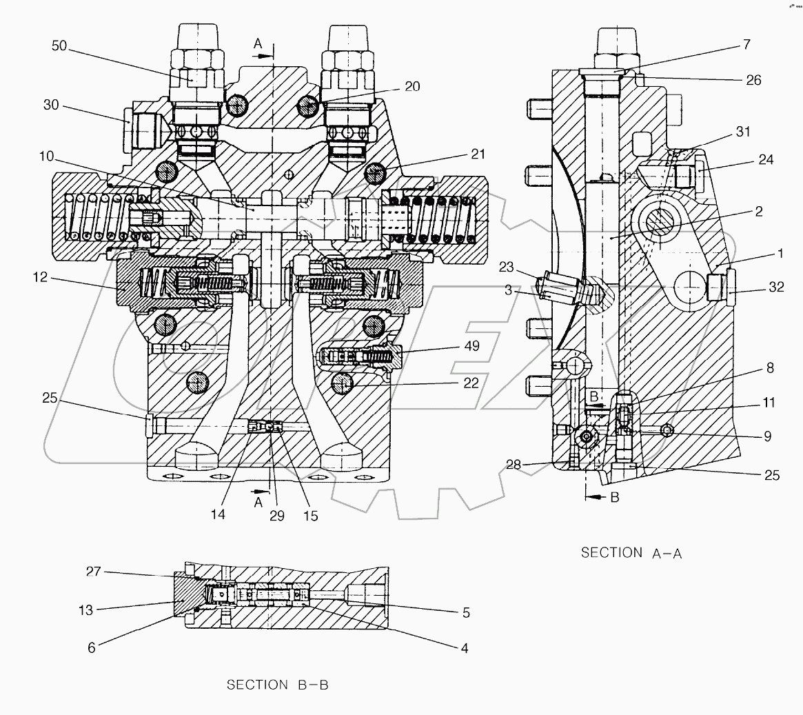  TRAVEL MOTOR-CONTROL