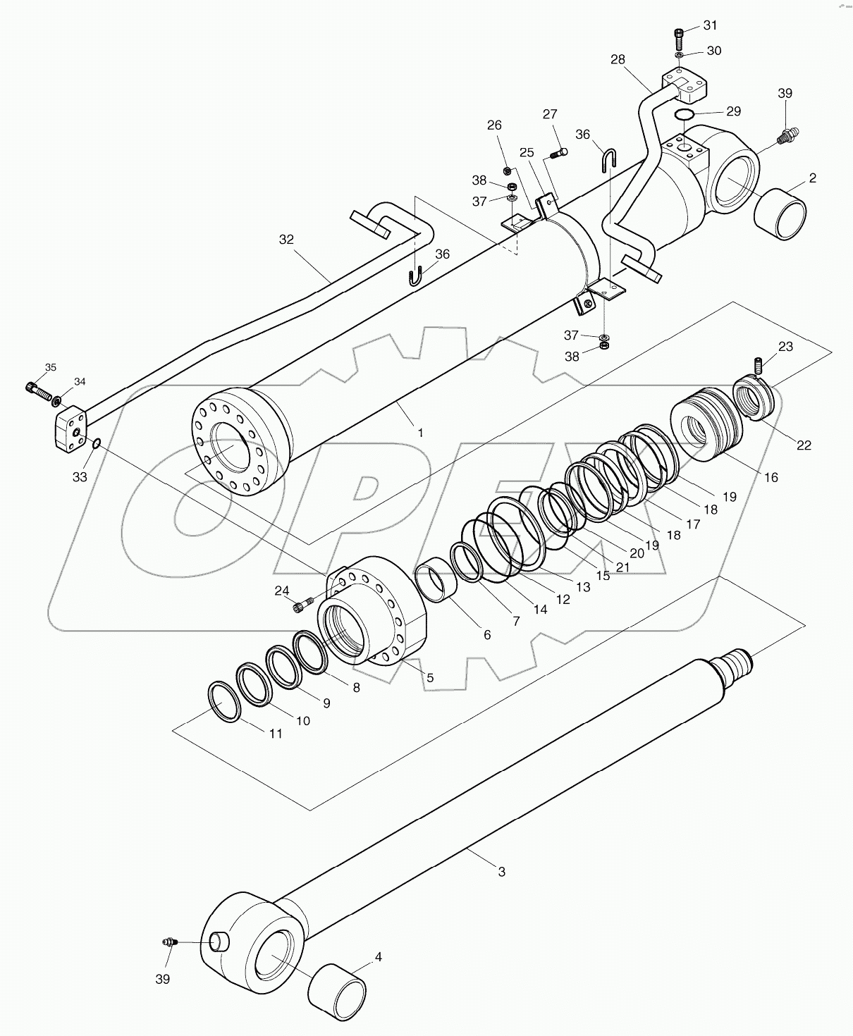  BUCKET CYLINDER-HEAVY DUTY