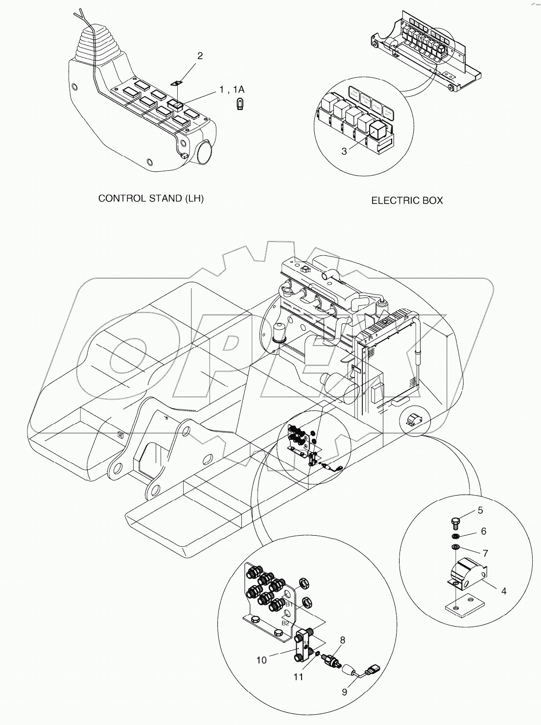 TRAVEL/SWING ALARM ASSY