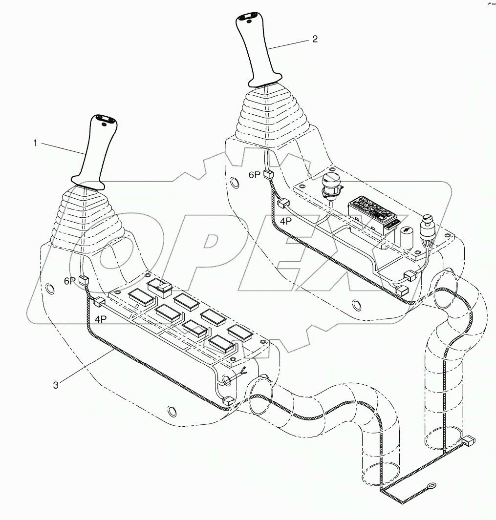  JOYSTICK VALVE ASSY 3-SWITCH