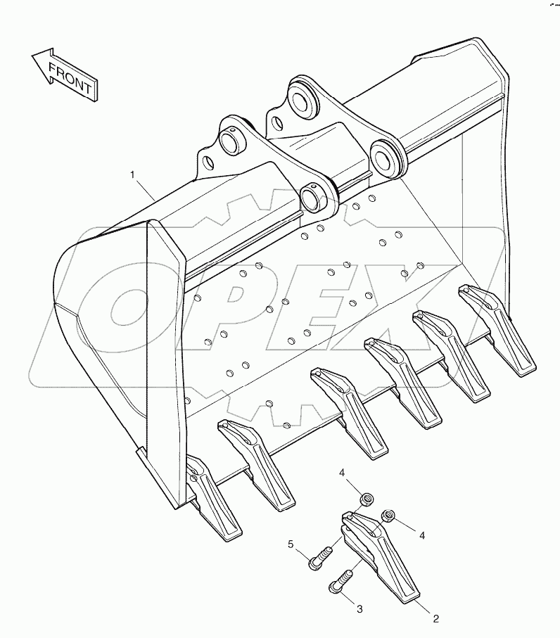  BUCKET-1.17m3-DITCH CLEANING