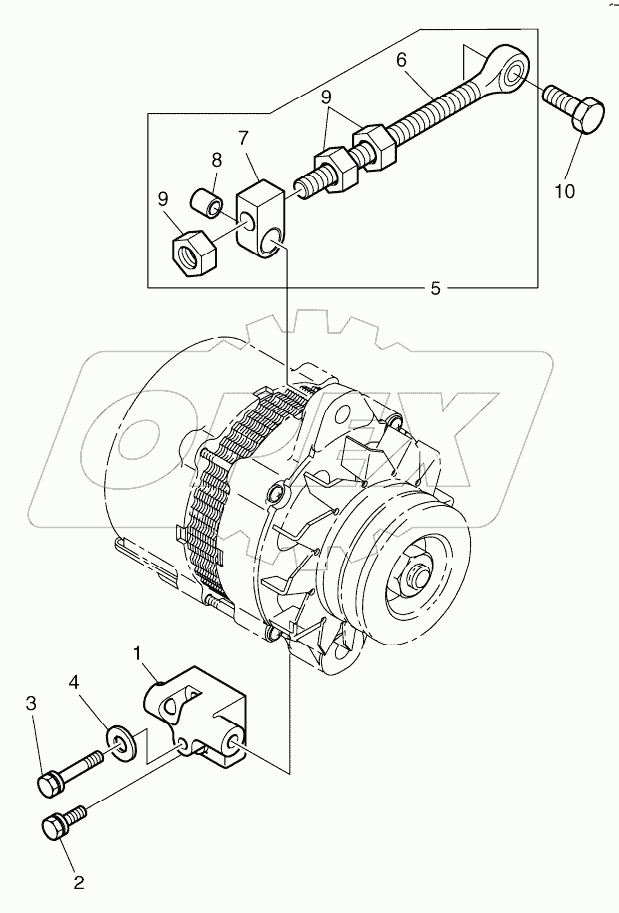 ALTERNATOR MOUNTING