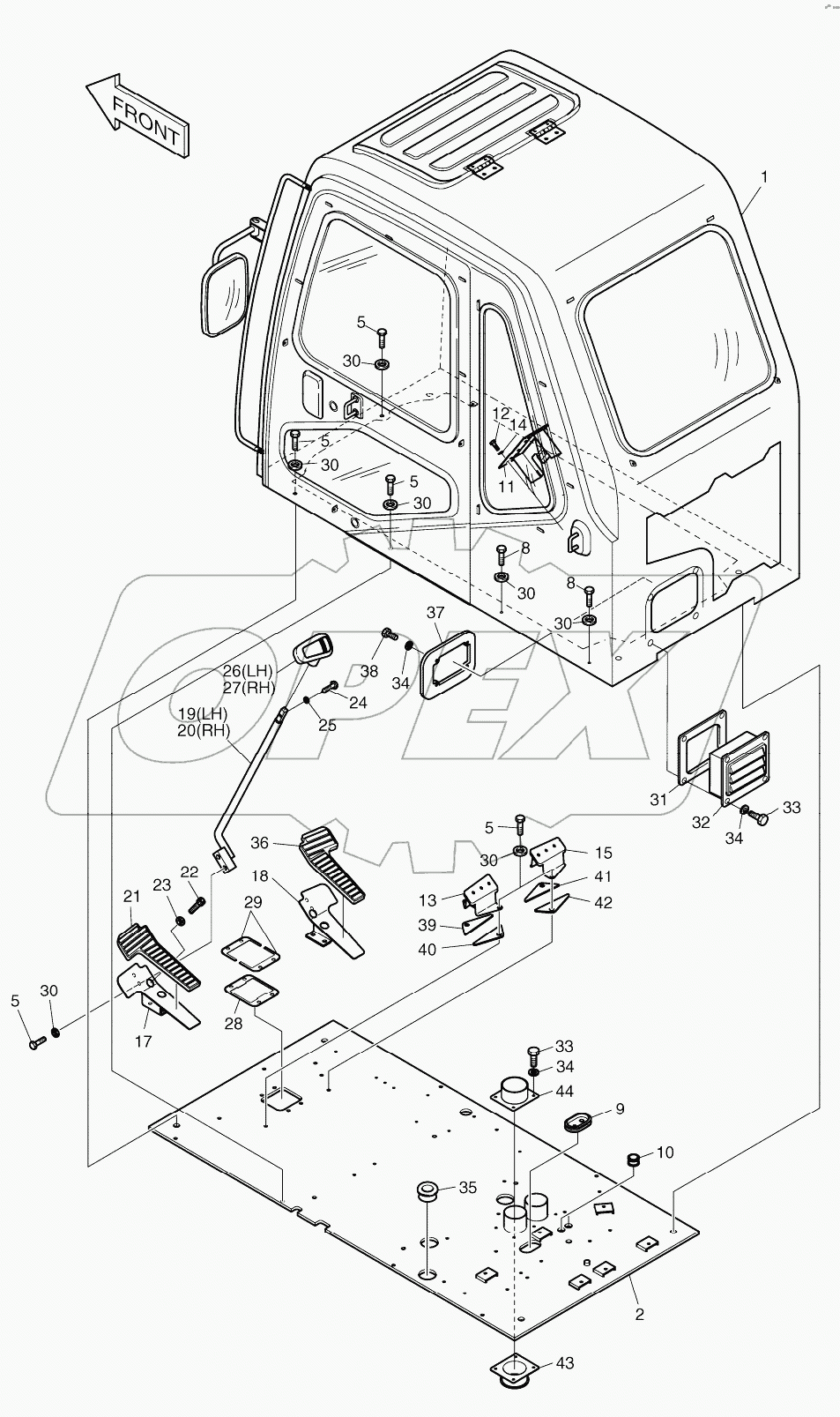  CABIN ASSY-WINDOW GUARD