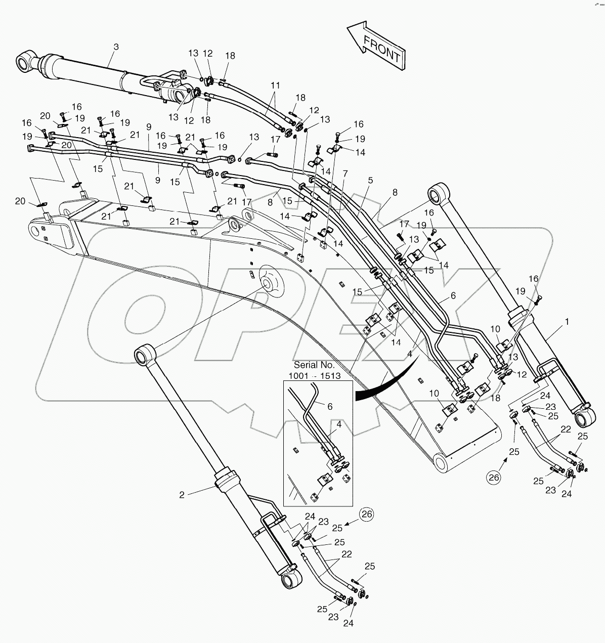  BOOM PIPING-HEAVY DUTY