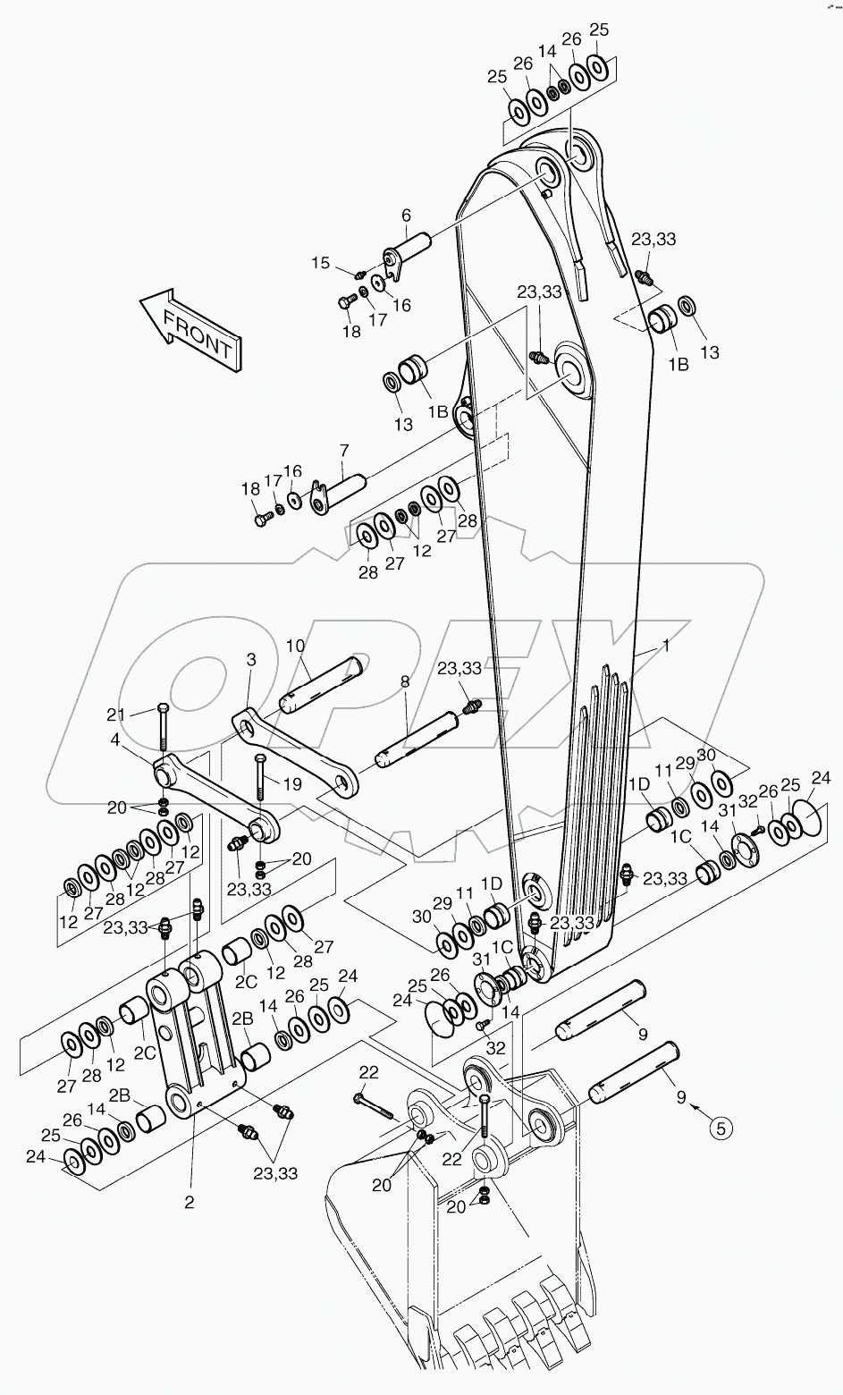  ARM - 3.35m - HEAVY DUTY