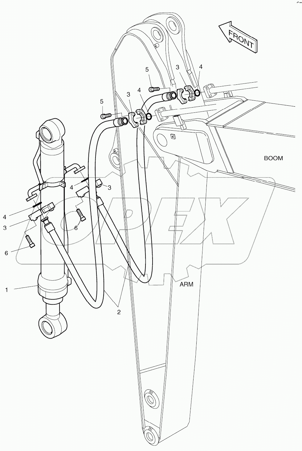  ARM PIPING - HEAVY DUTY