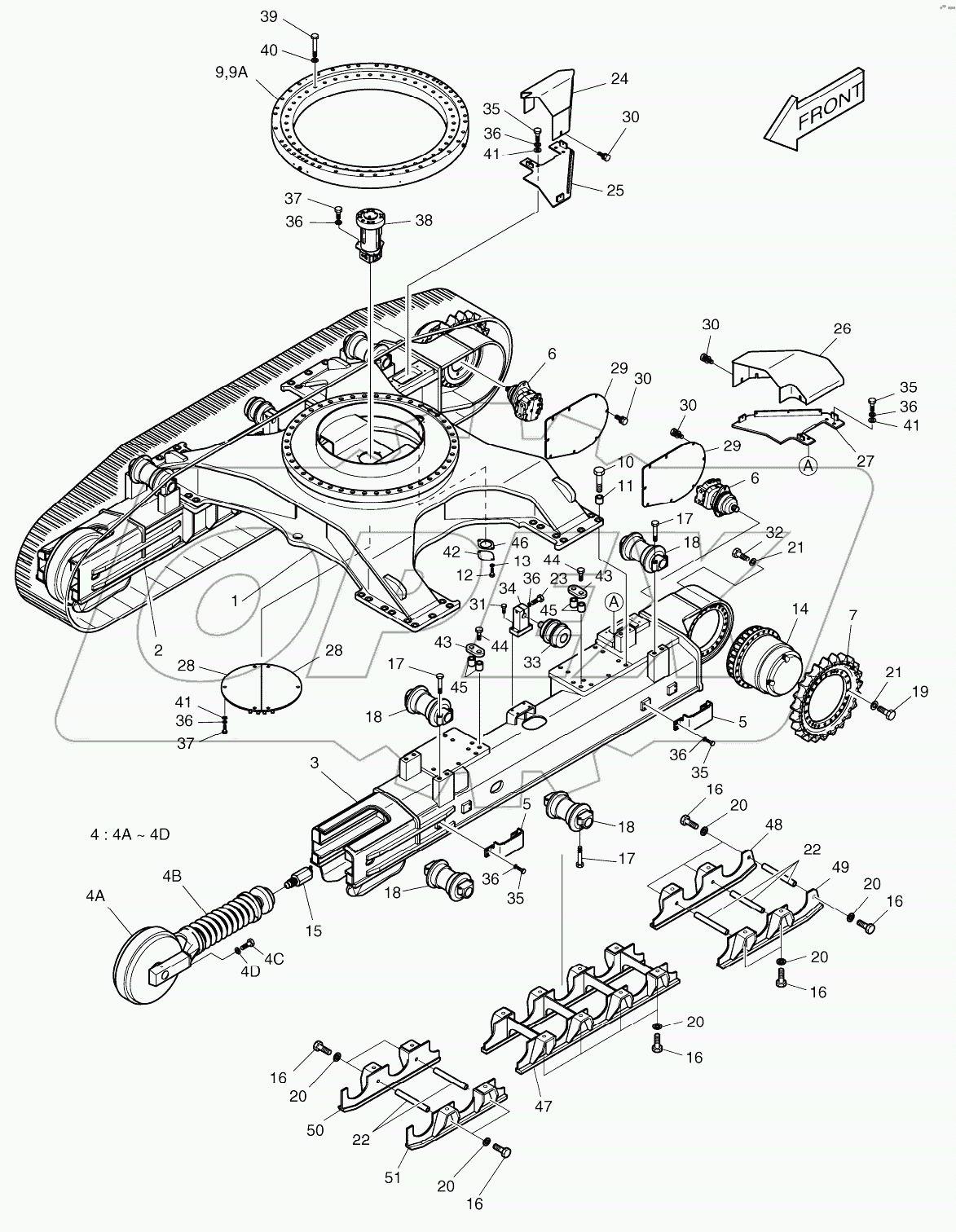  TRACK FRAME-HEAVY DUTY
