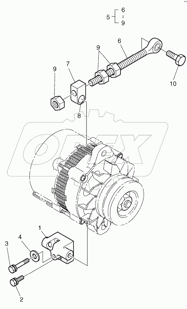  ALTERNATOR MOUNTING