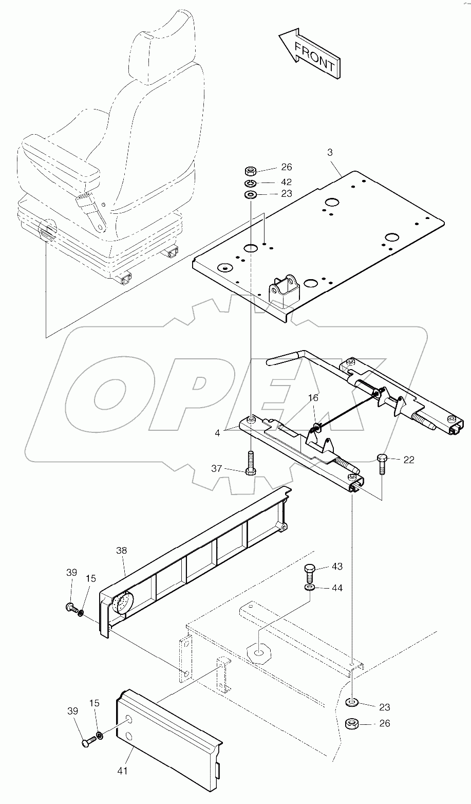 SEAT AND ELECTRIC BOX
