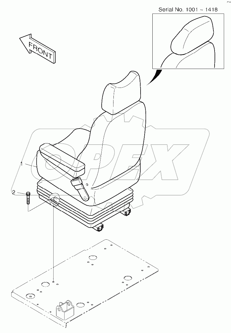  SEAT MOUNTING