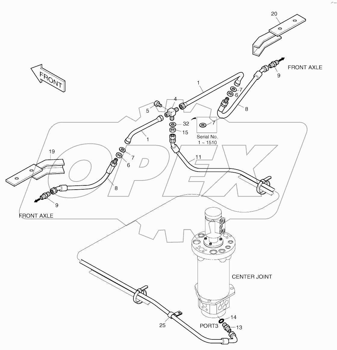  BRAKE PIPING (2)-REAR