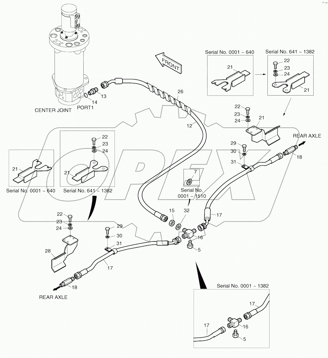  STEER PIPING (1-1146)