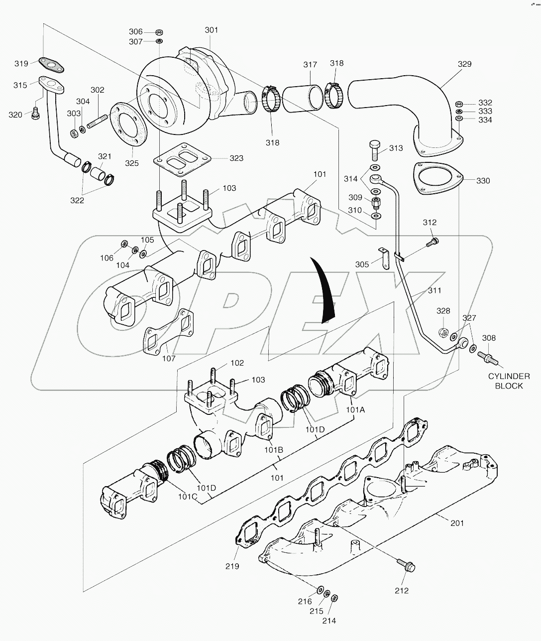  INTAKE AND EXHAUST MANIFOLD