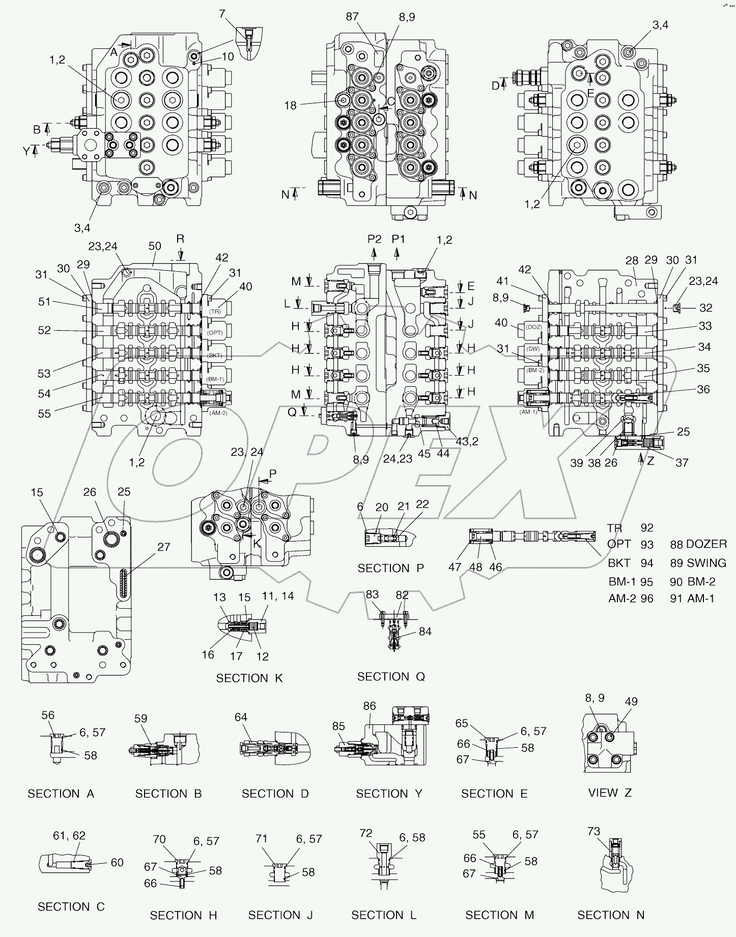  CONTROL VALVE (3) (1225-)