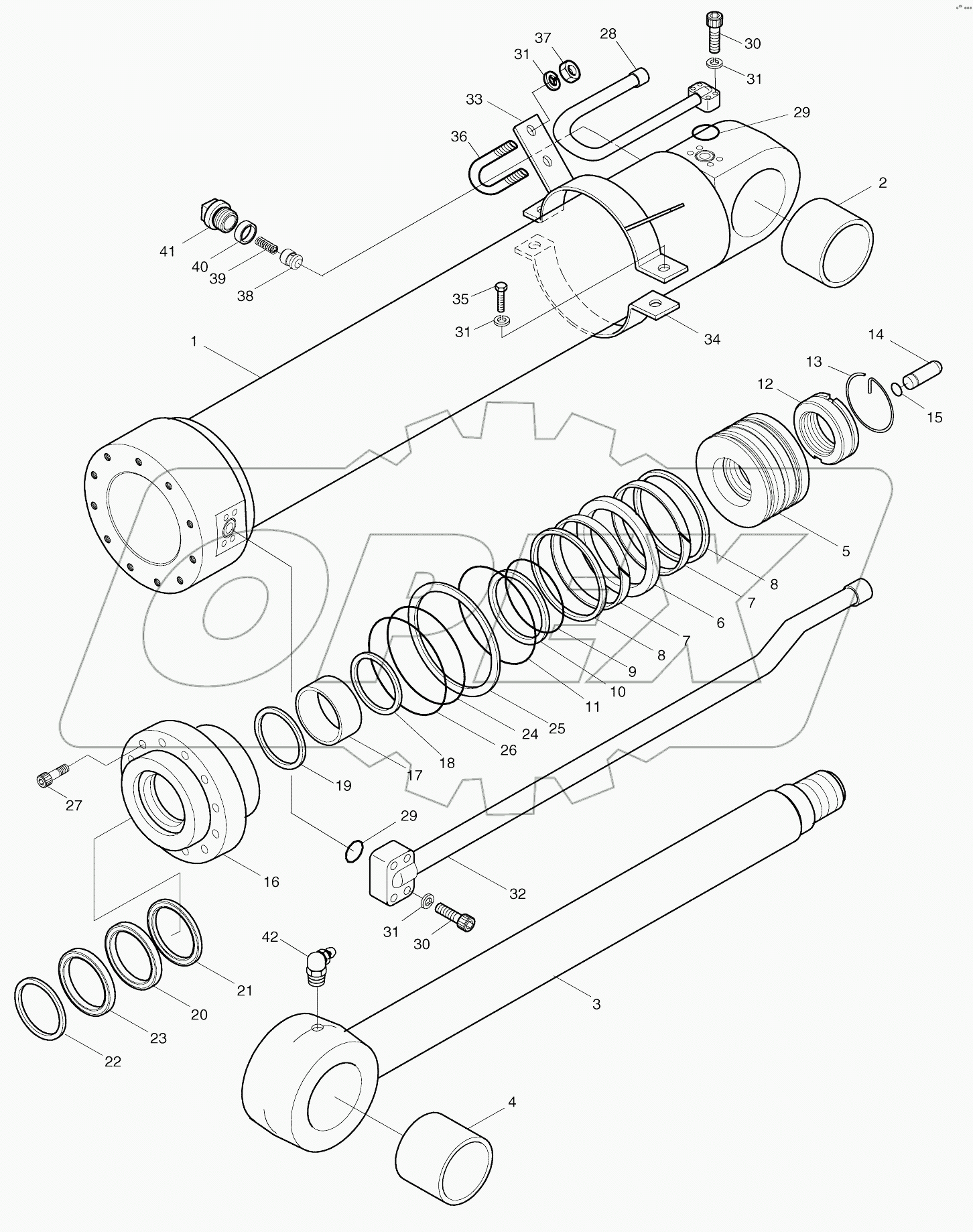  ARM CYLINDER-ARTI.BOOM