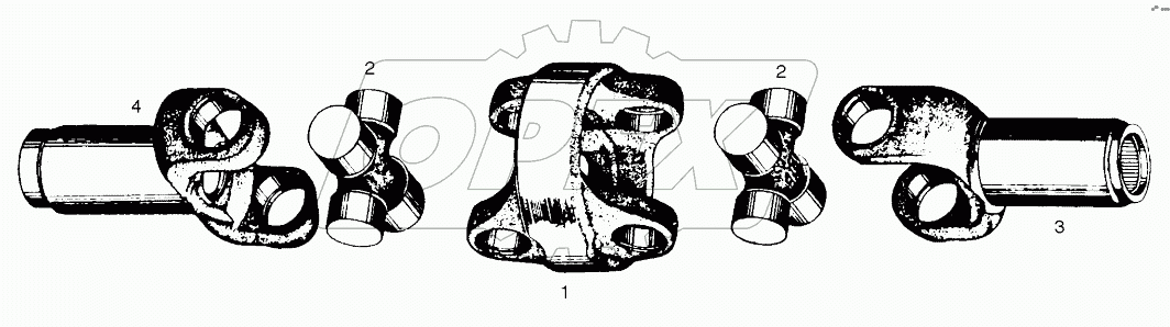  UNIVERSAL JOINT-FRONT AXLE