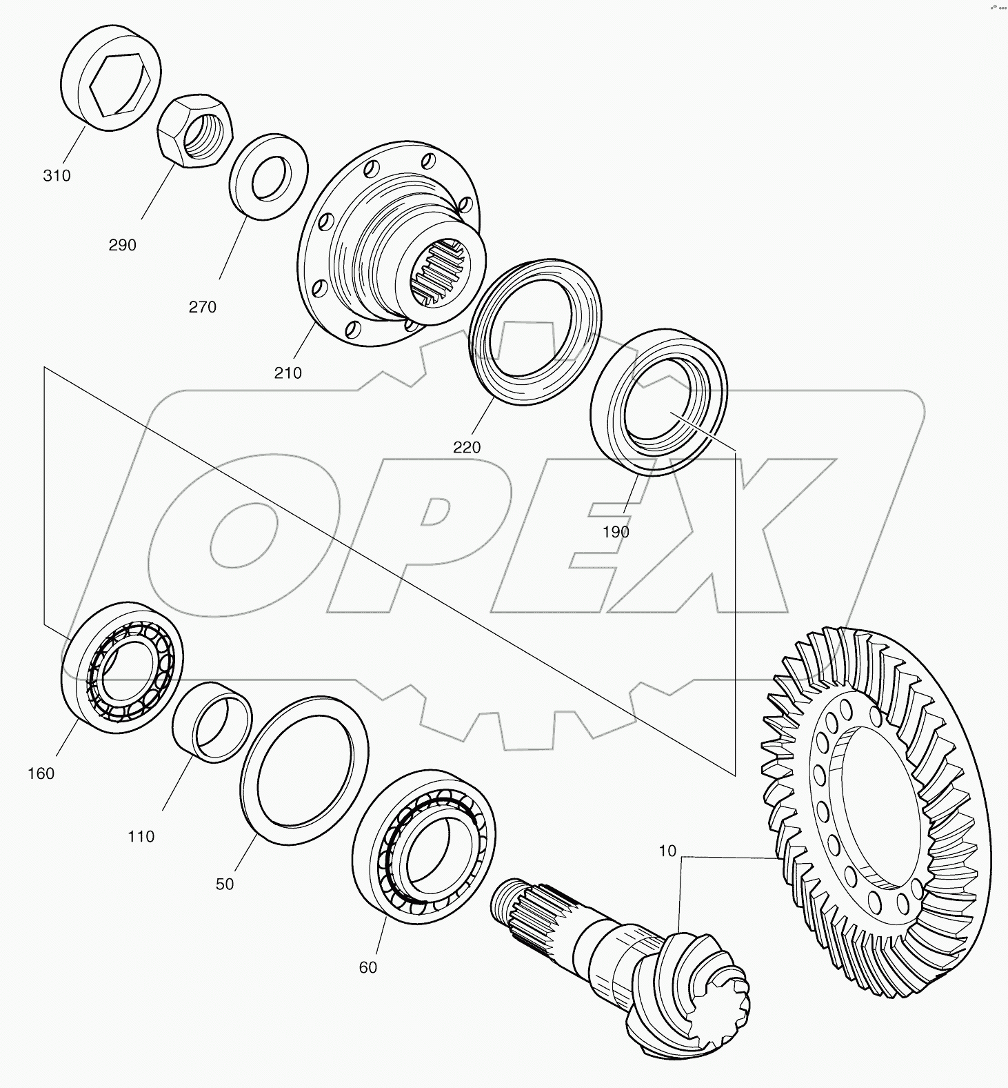  INPUT - REAR AXLE (1147-)