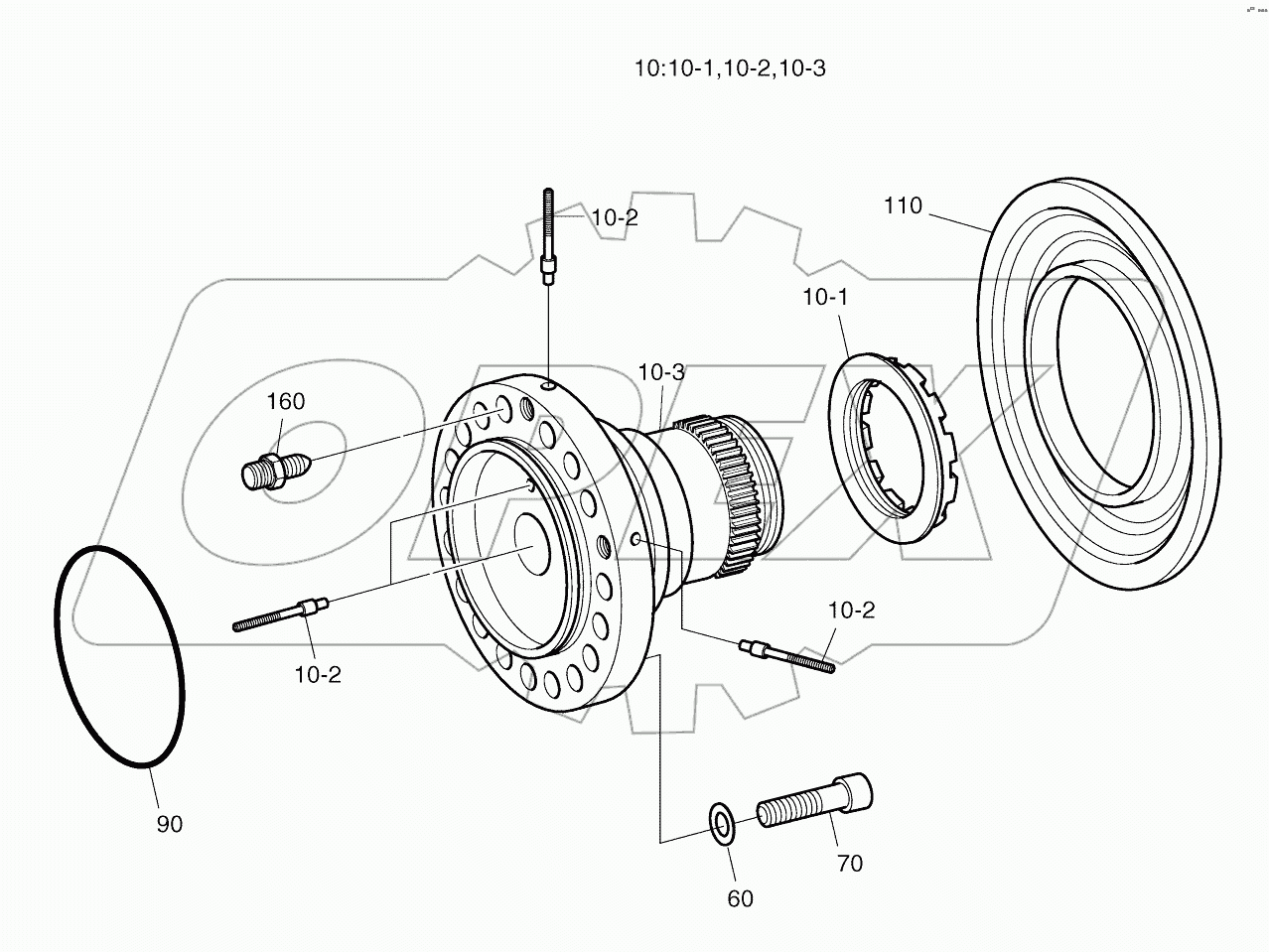  HUB CARRIER-REAR AXLE