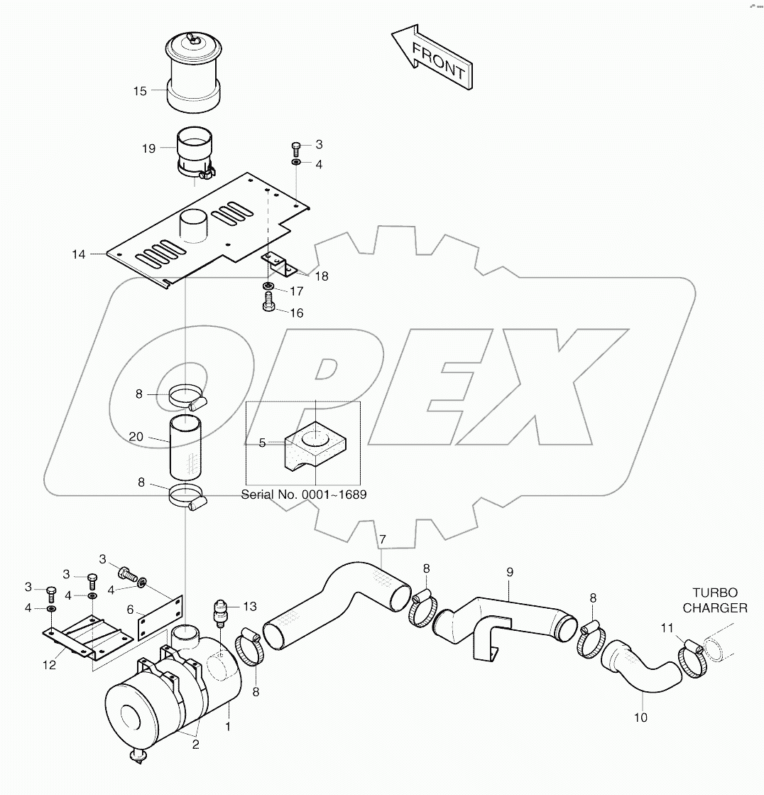  AIR CLEANER-PRE CLEANER