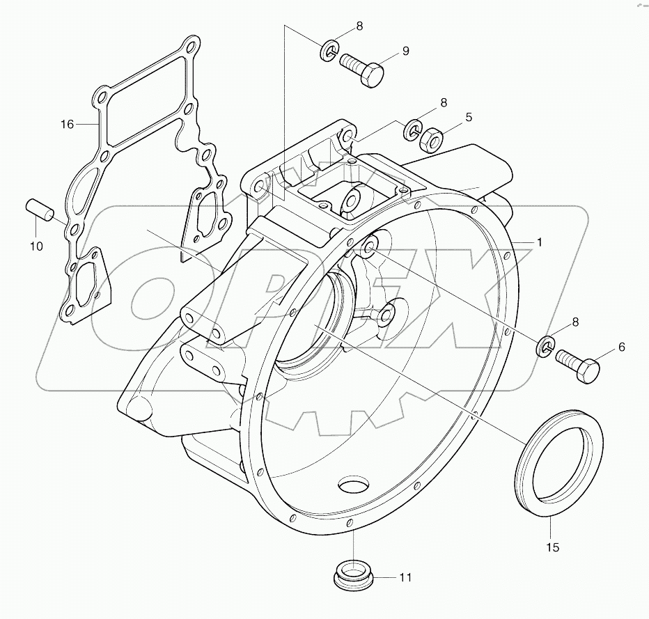  FLYWHEEL HOUSING