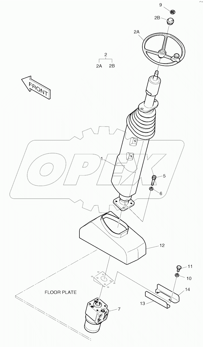  STEERING WHEEL ASSY (1305-)