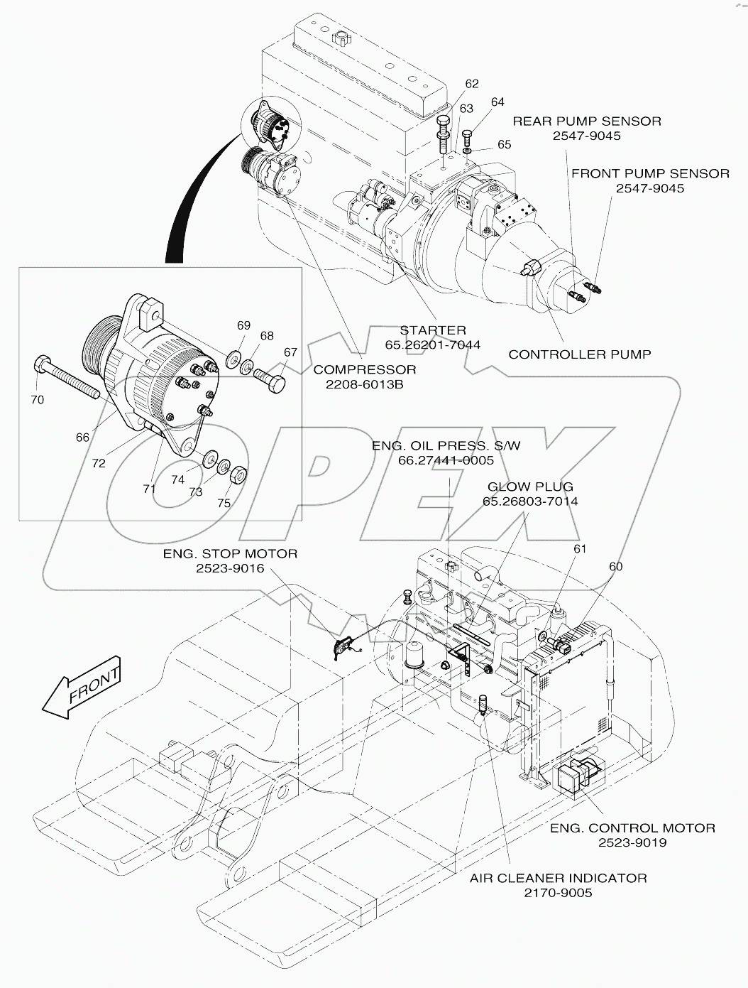  ELECTRIC PARTS (6)-ENGINE