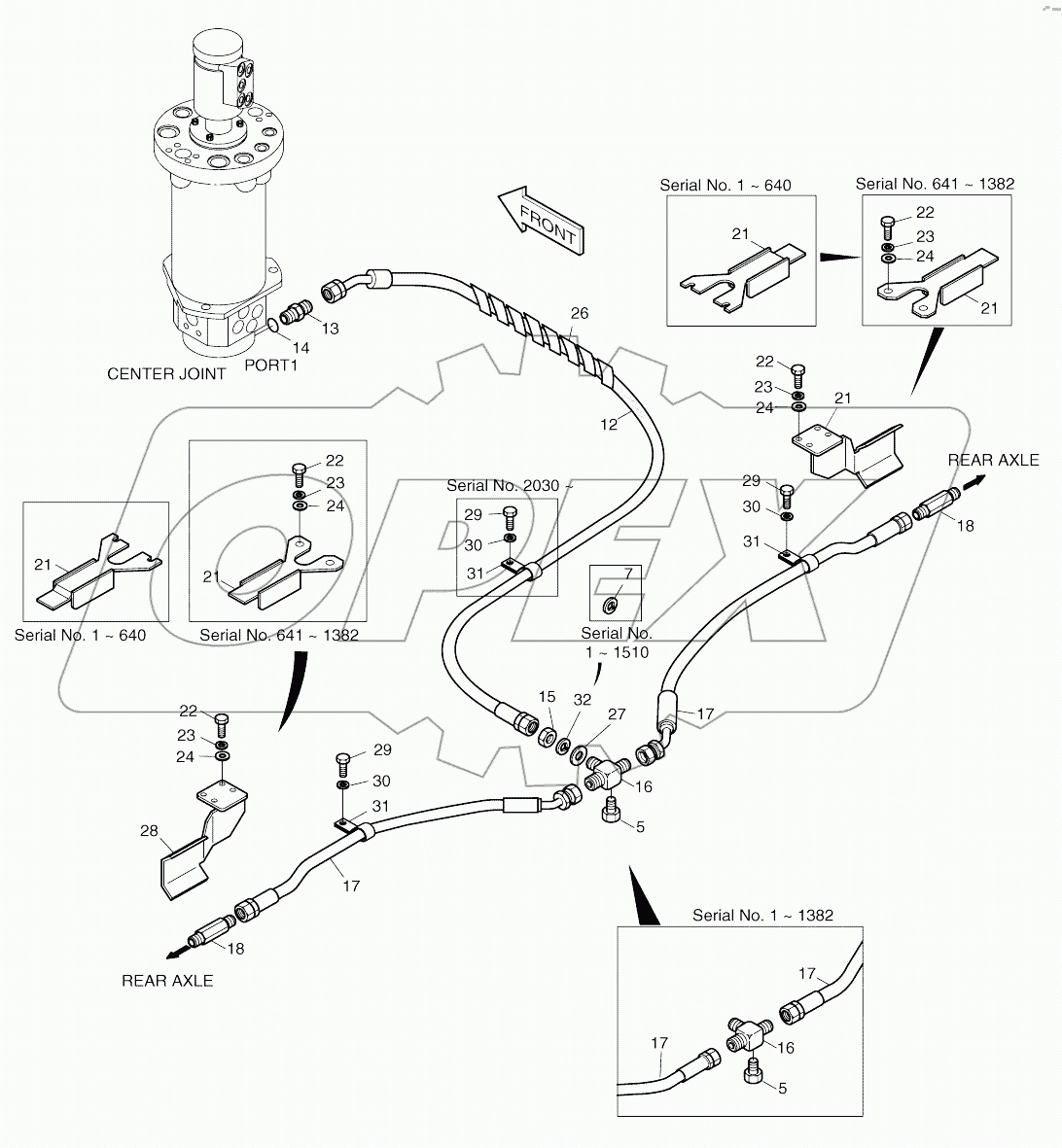  BRAKE PIPING (2)-REAR