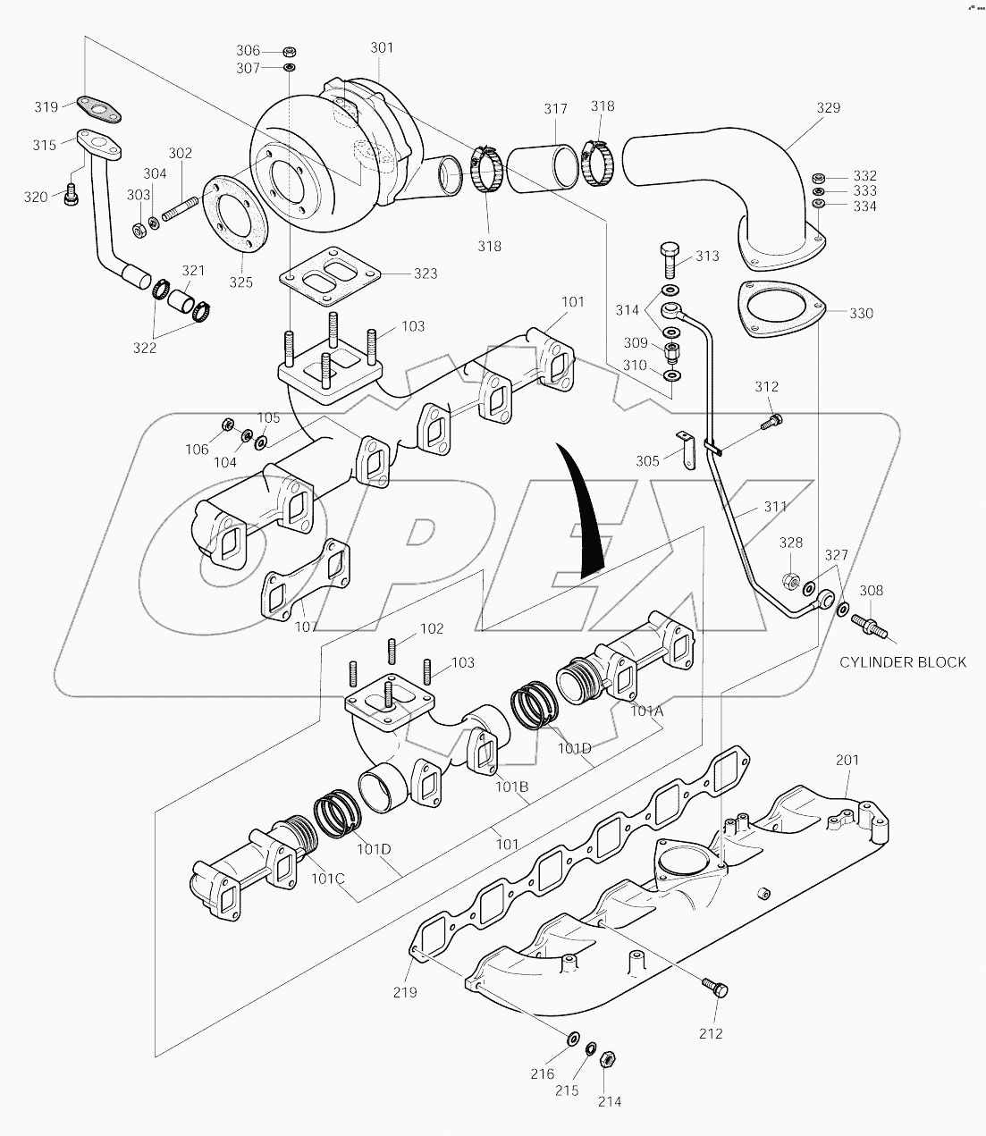 INTAKE AND EXHAUST MANIFOLD