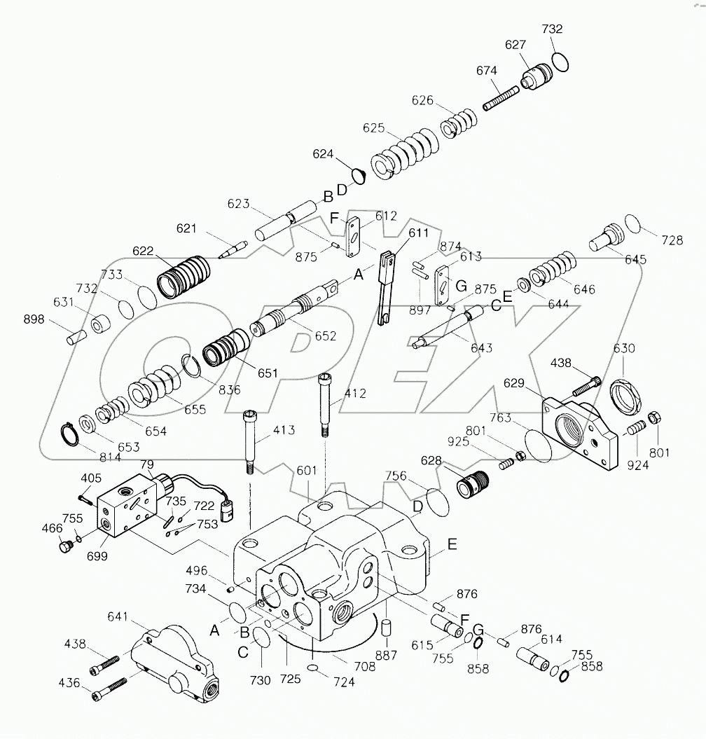  REGULATOR-REAR (3228-)