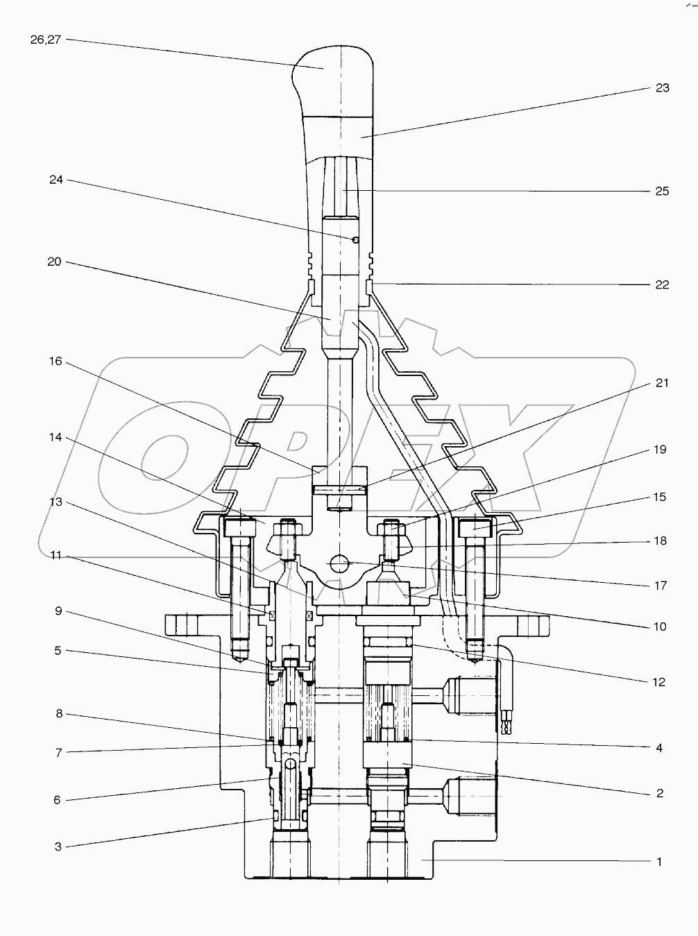  REMOCON VALVE-DOZER OUTRIGGER