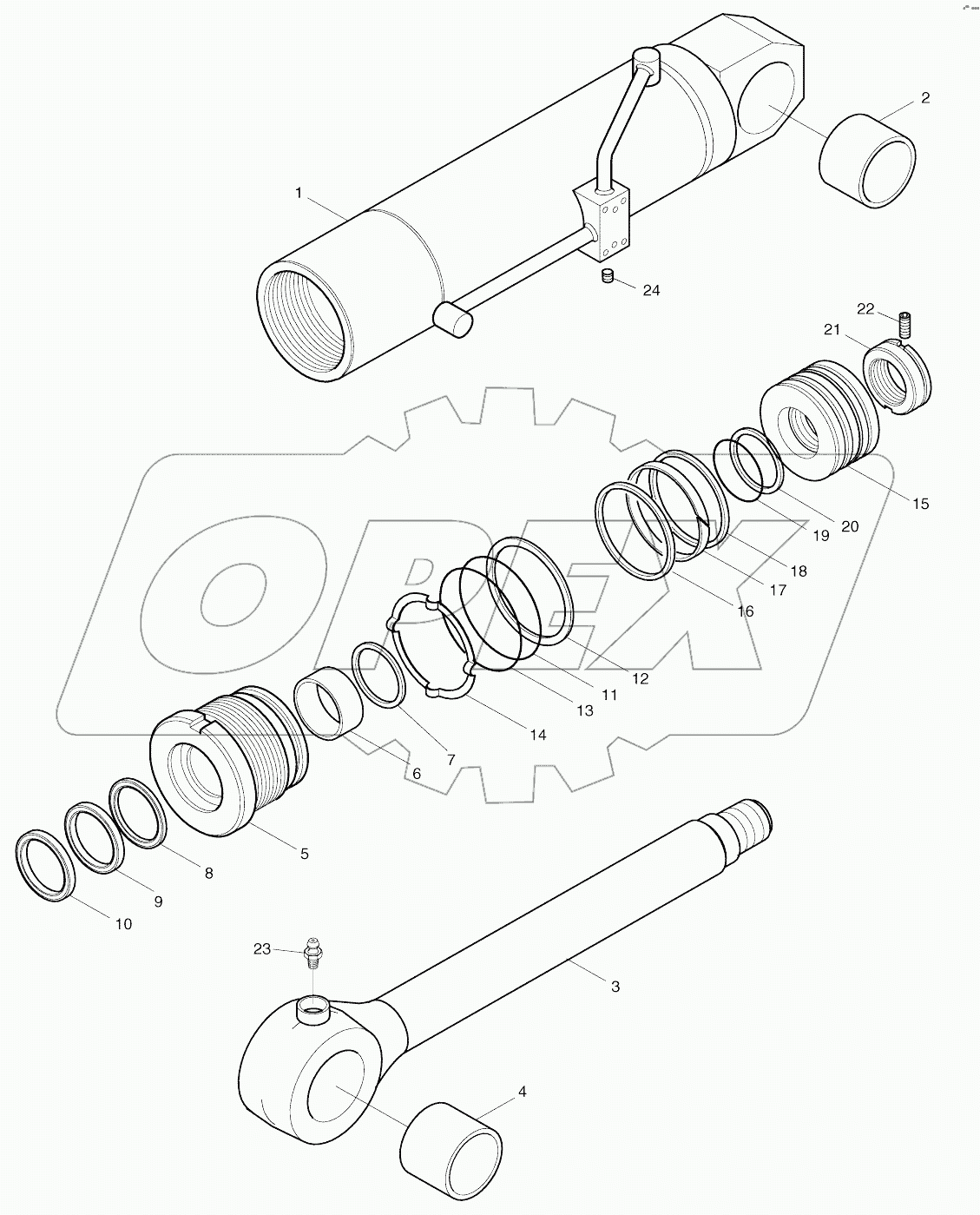  OUTRIGGER CYLINDER (1295-)