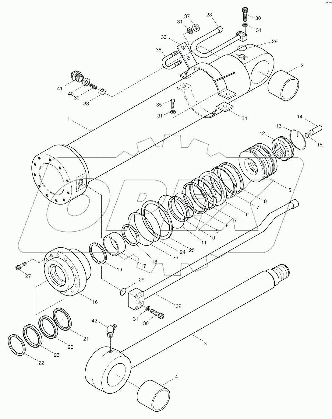  ARM CYLINDER-ARTI.BOOM