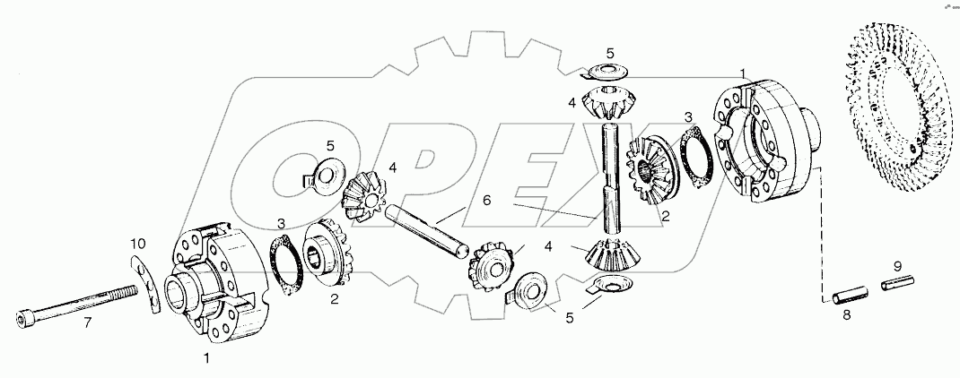  DIFFERENTIAL GEAR-FRONT AXLE