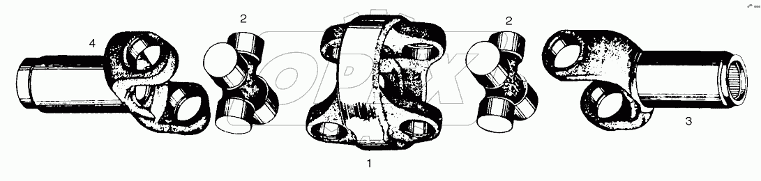 UNIVERSAL JOINT-FRONT AXLE