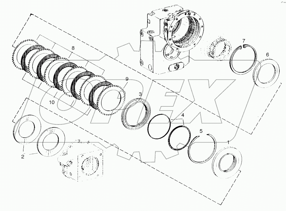  M-DISC BRAKE-TRANSMISSION