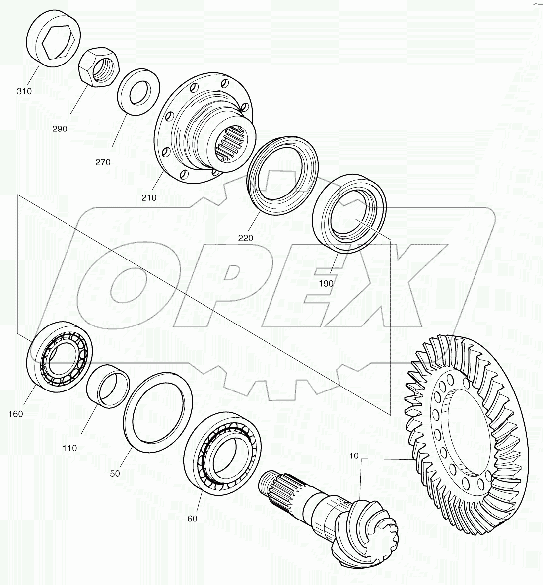  INPUT-REAR AXLE (1147-)