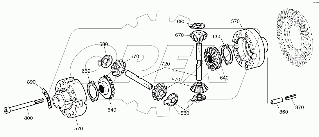  DIFFERENTIAL-REAR AXLE