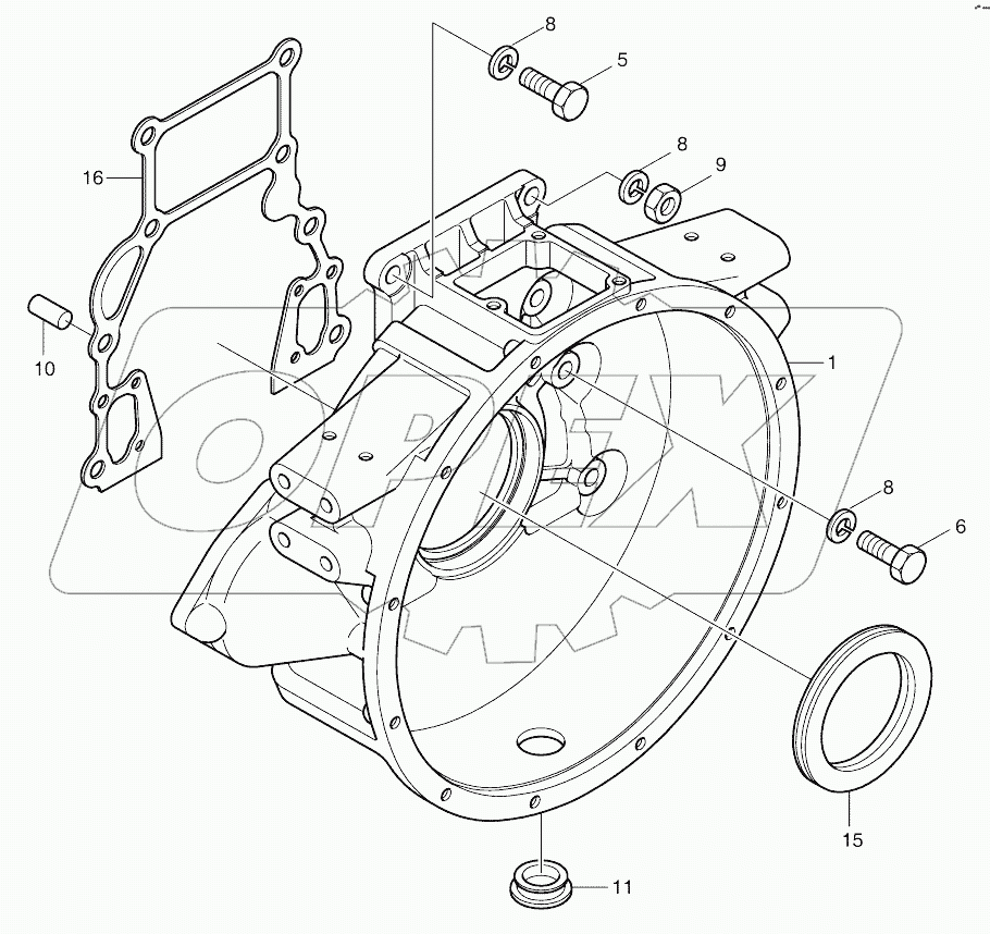  FLYWHEEL HOUSING