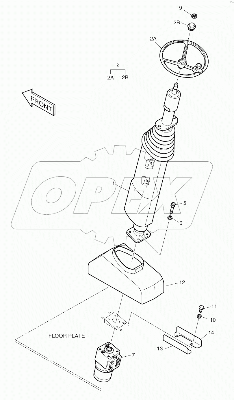  STEERING WHEEL ASSY (1305-)