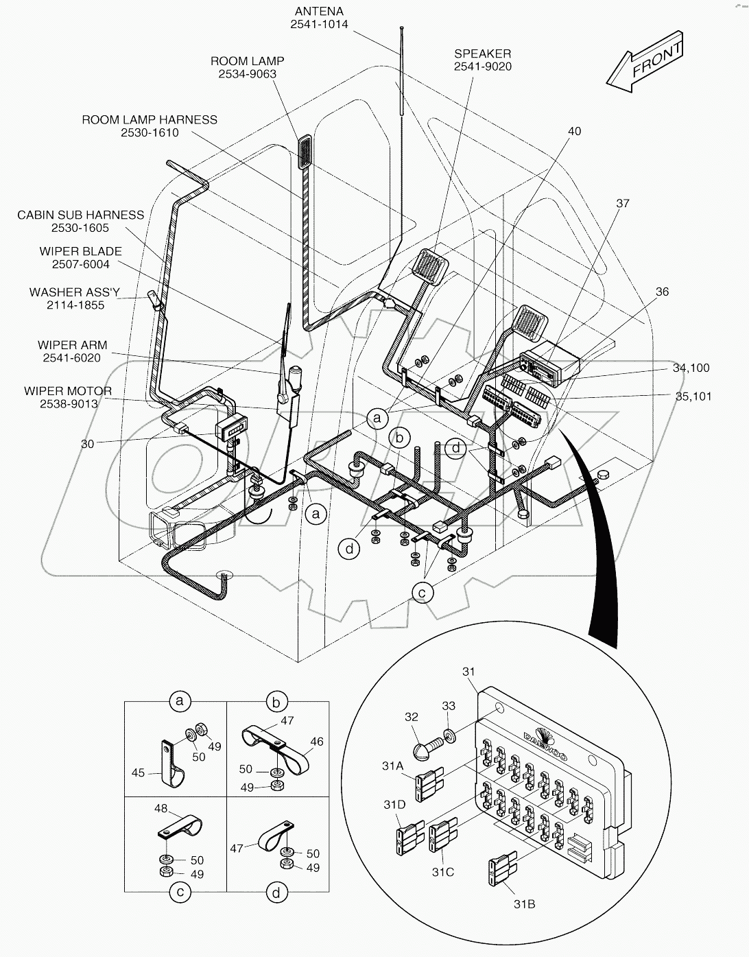  ELECTRIC PARTS (3)-CABIN