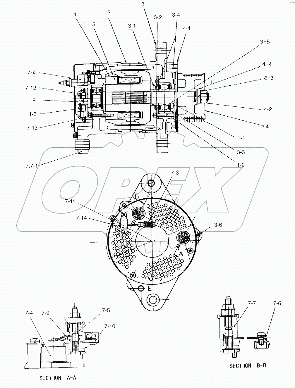  ALTERNATOR (947-2390)