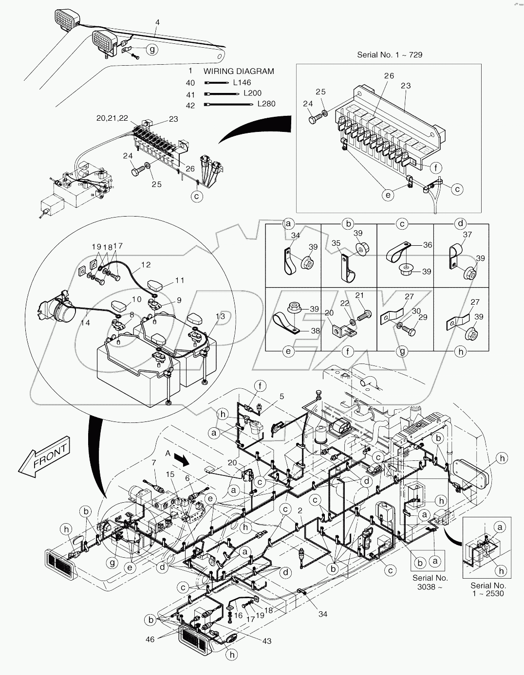  ELECTRIC WIRING (1)-RELATED PARTS