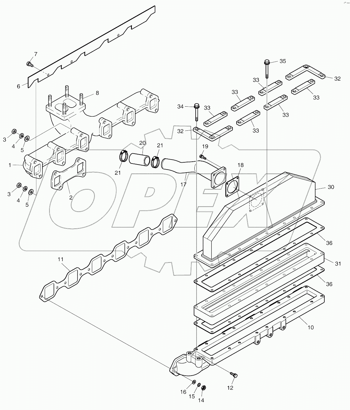  INTAKE AND EXHAUST MANIFOLD