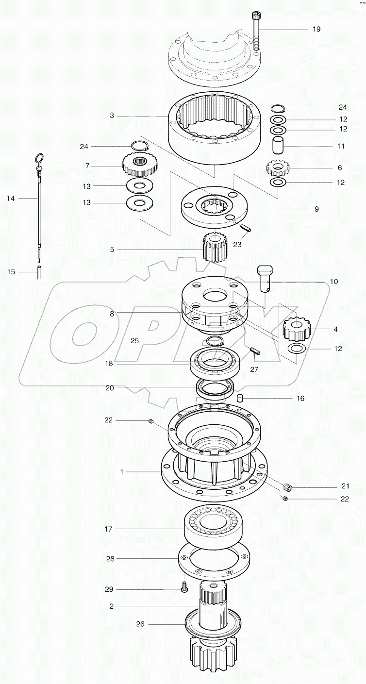  SWING REDUCTION GEAR