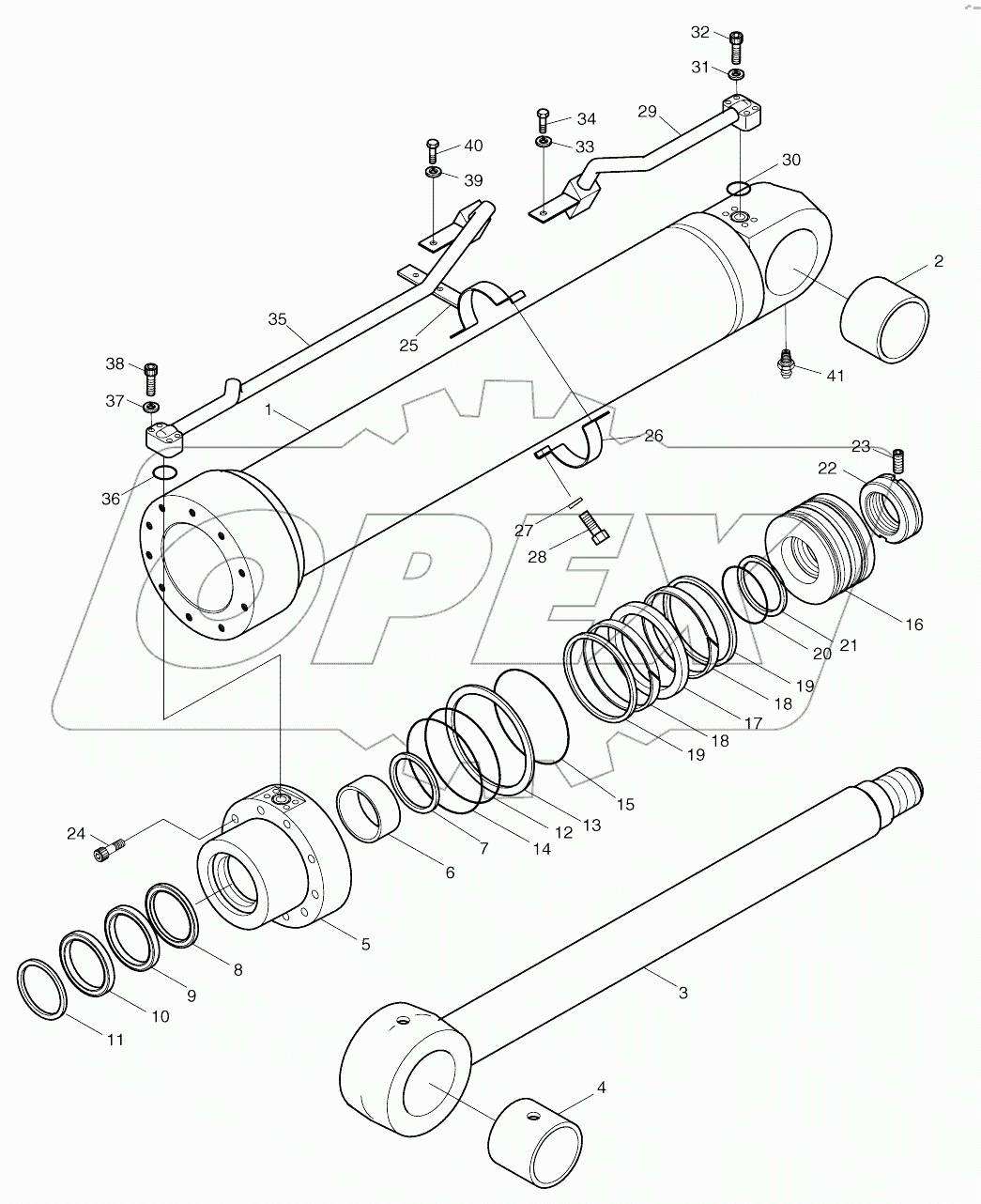  BOOM CYLINDER (L.H.)
