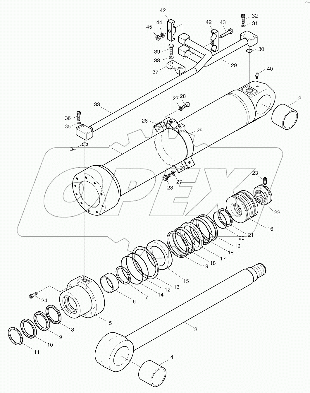  BOOM CYLINDER (R.H) - ARTI.BOOM