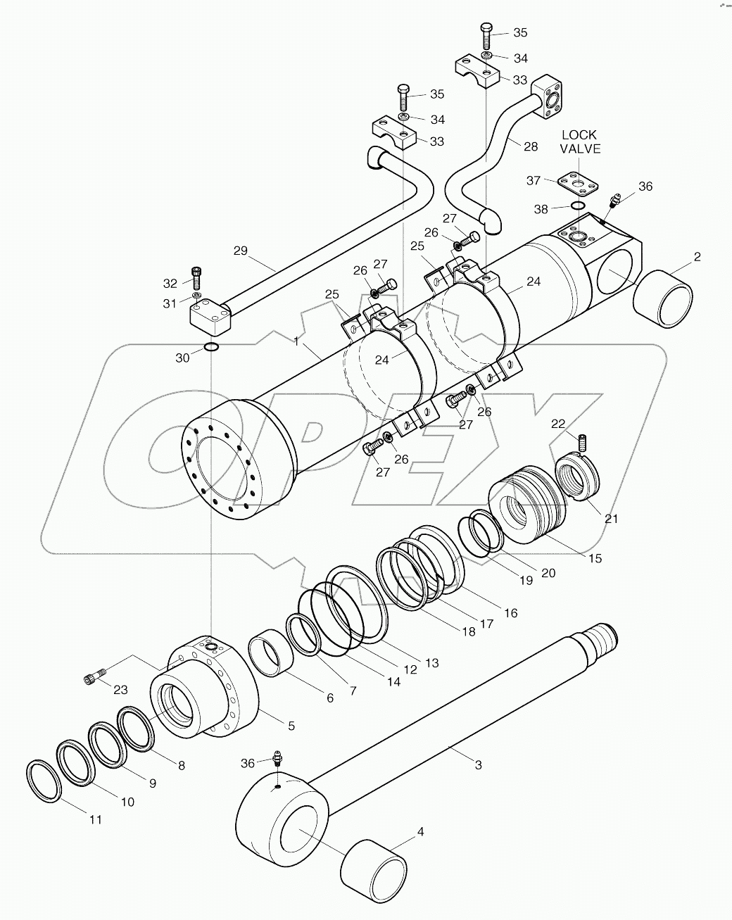  ARTI.BOOM CYLINDER - LOCK